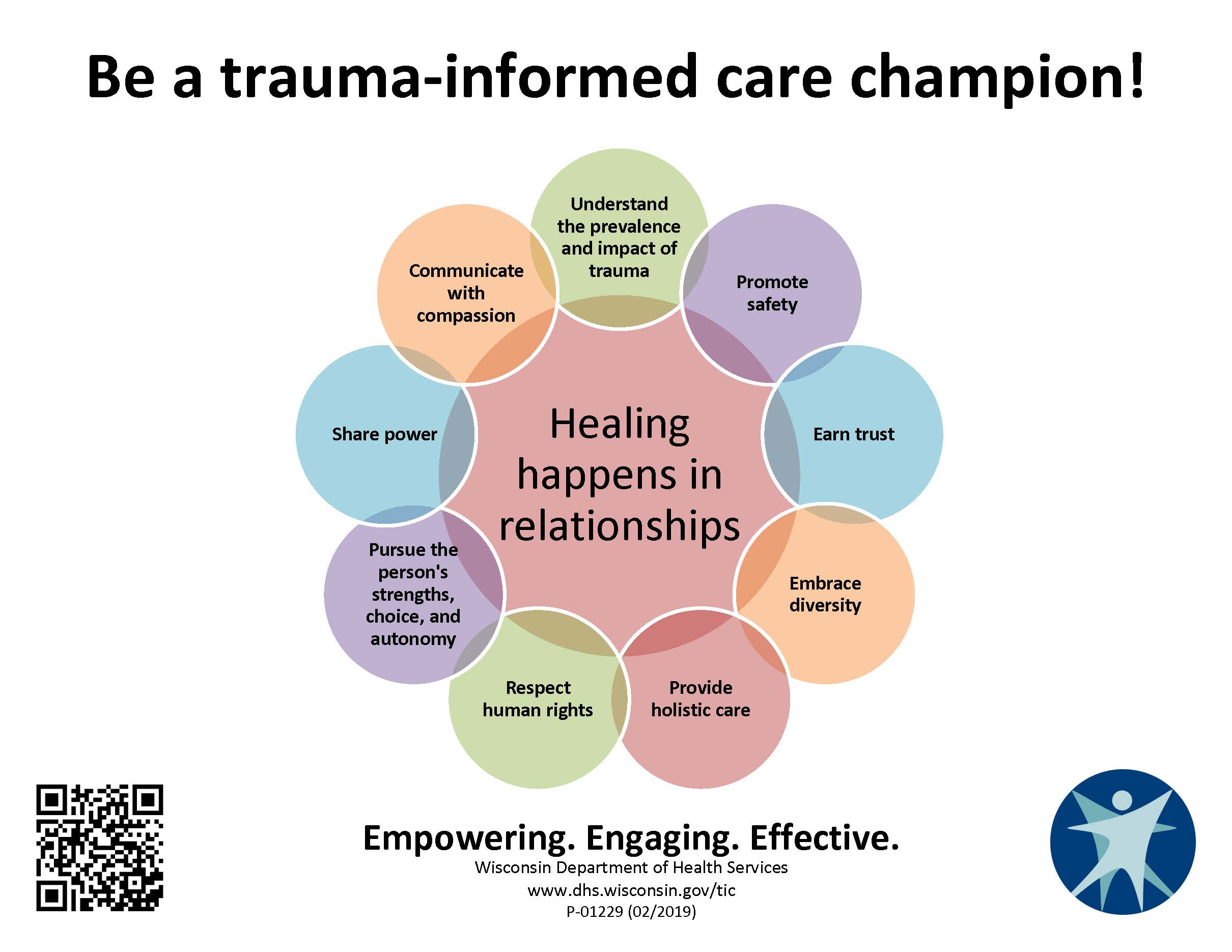 Be a trauma-informed care champion. 